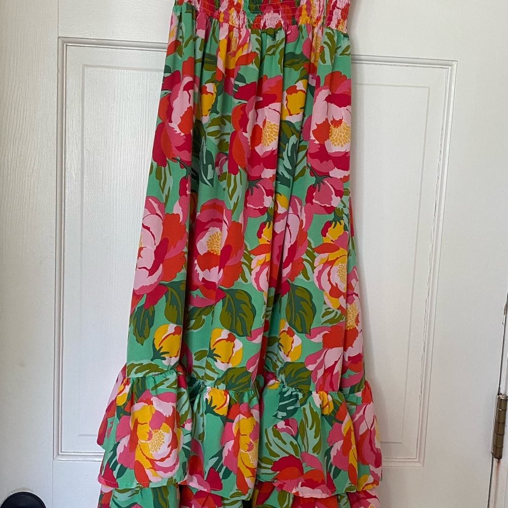 Abel the Label Ruffled Tiered Maxi Dress